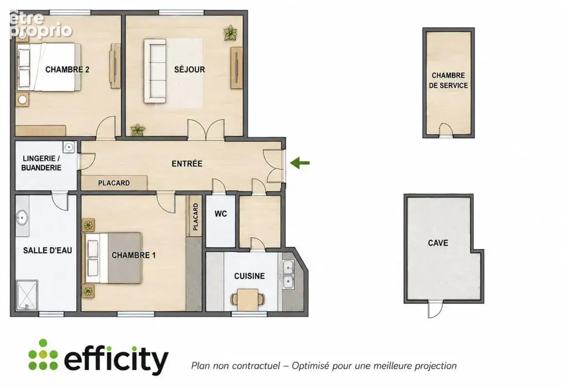 Appartement - photo 3