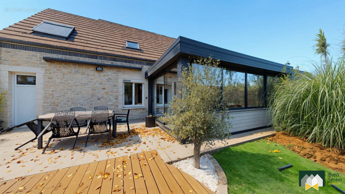 Façade arrière - Maison à LEVES