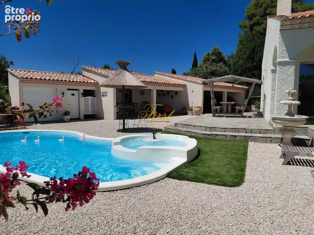 SUSSARGUES ( 17 km NEst de MTP) villa 130 m2 + 80 m2 annexes sur 1800 m2 - photo 2