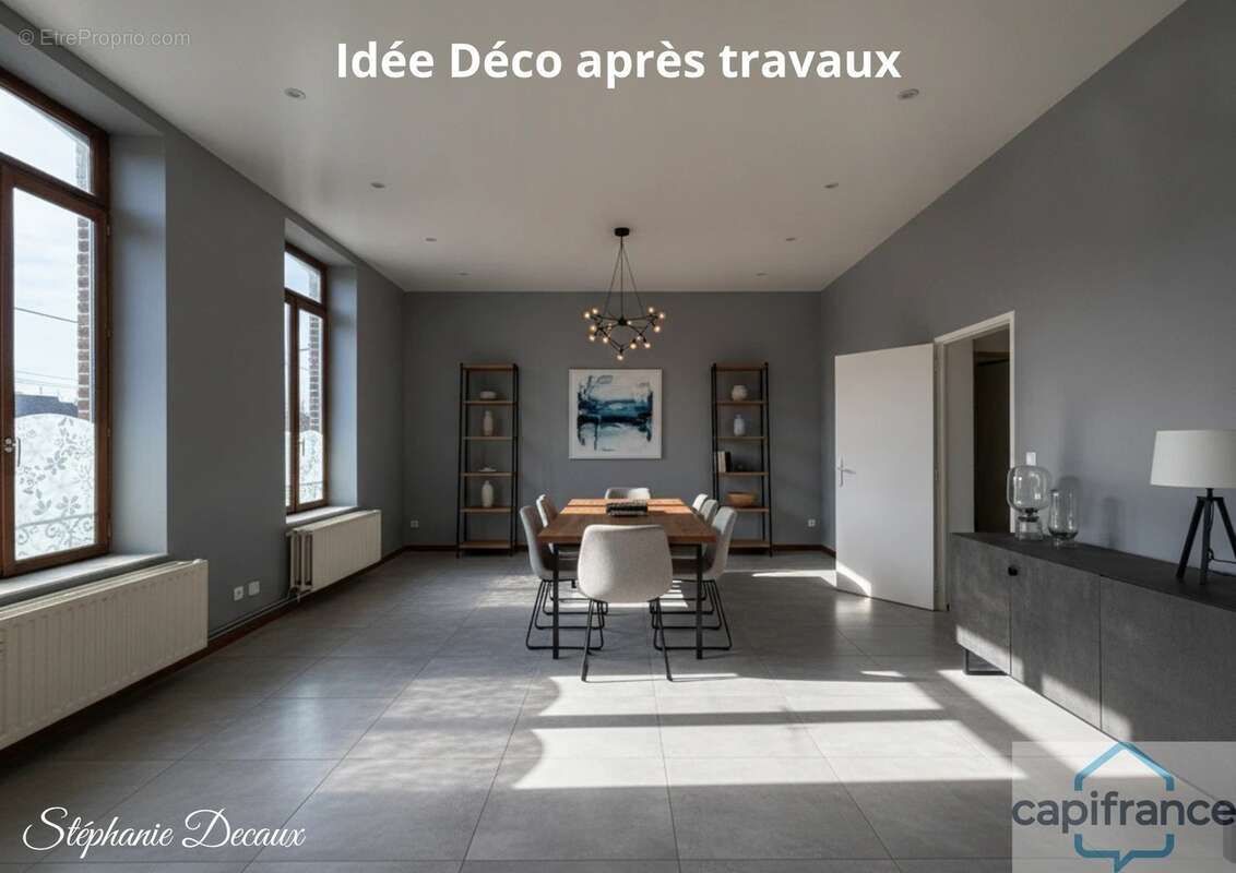 A VENDRE : Charmante maison thierachienne aux supers volumes ! 4 chambres - 8 pièces - 175 m²-TRELON (59) - photo 4