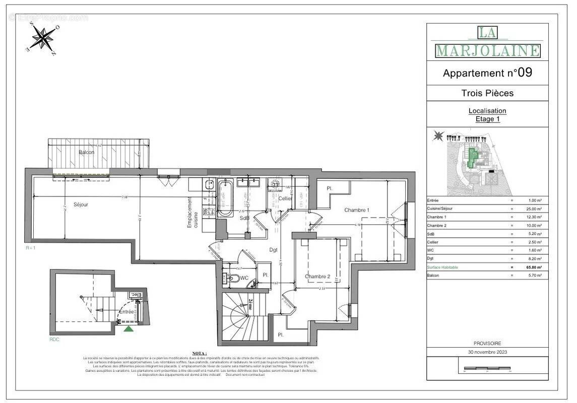 Appartement à MOUANS-SARTOUX