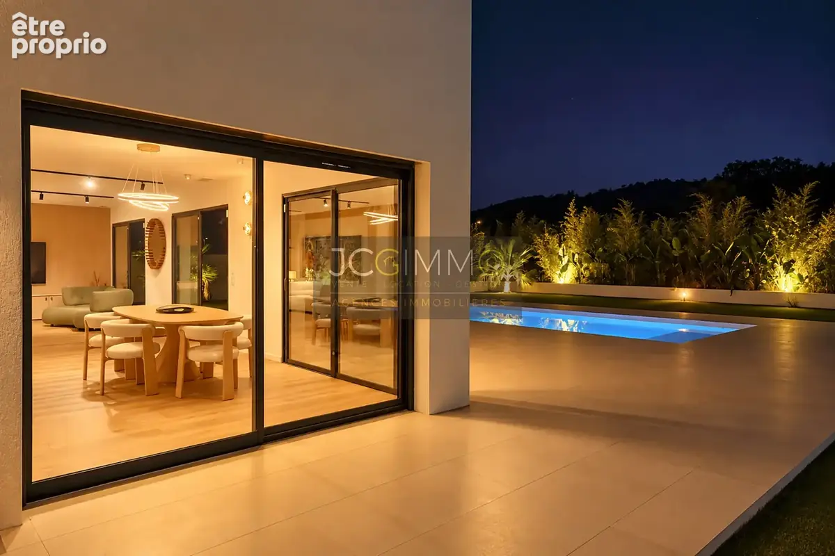 Villa contemporaine neuve   150 m2   terrain 1 200 m2   piscine   vendue entièrement meublée - photo 12