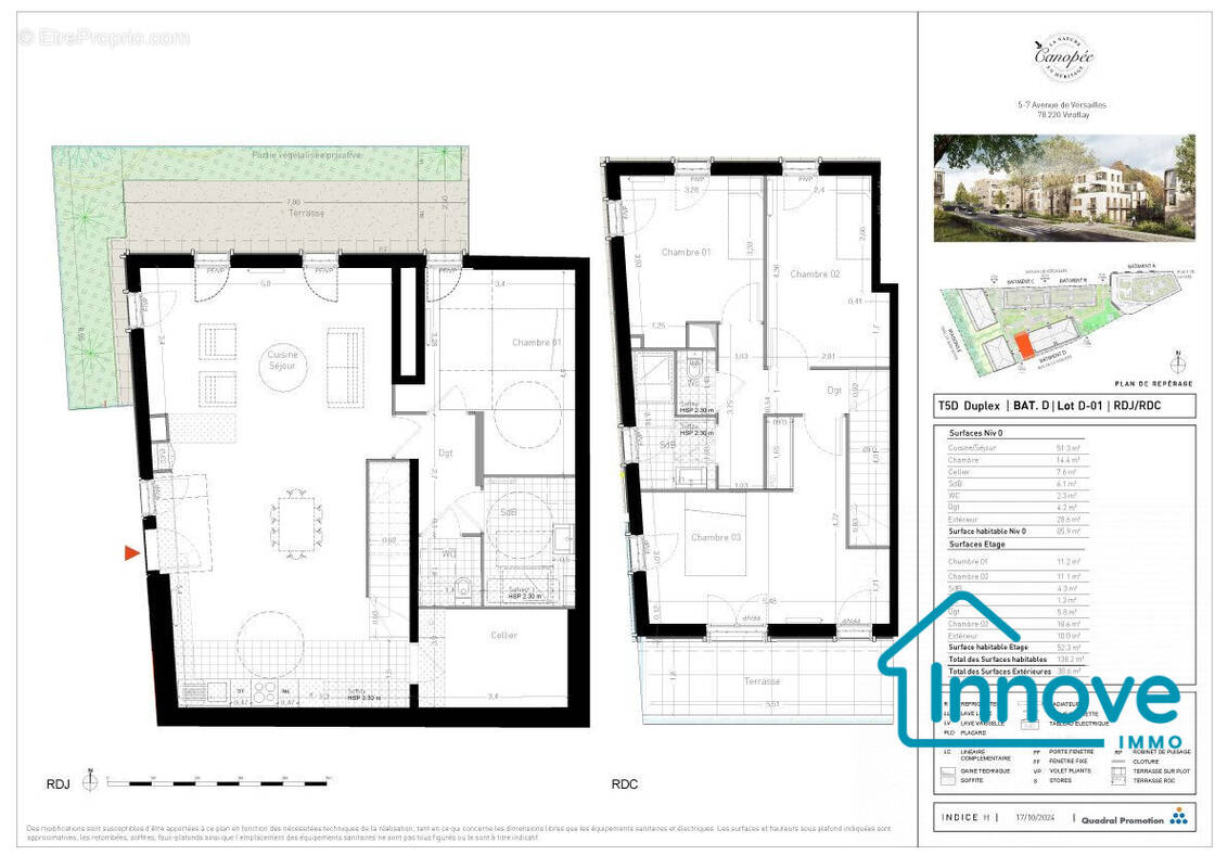 Appartement à VIROFLAY