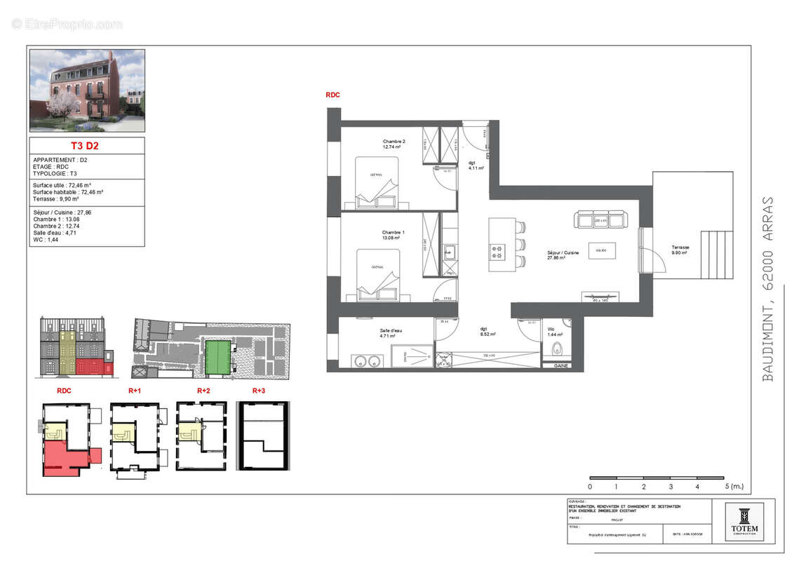 Appartement à ARRAS