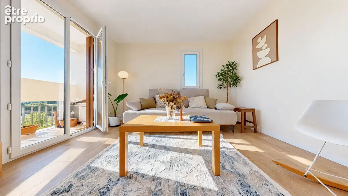 Montpellier   Mas Drevon   Appartement T3 rénové avec loggia et vue Dégagée - photo 1