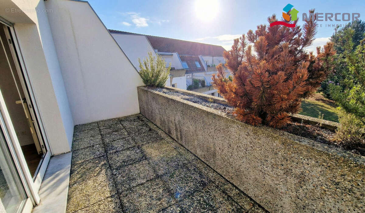 Terrasse avec vue sur espaces verts - Appartement à WOLFISHEIM