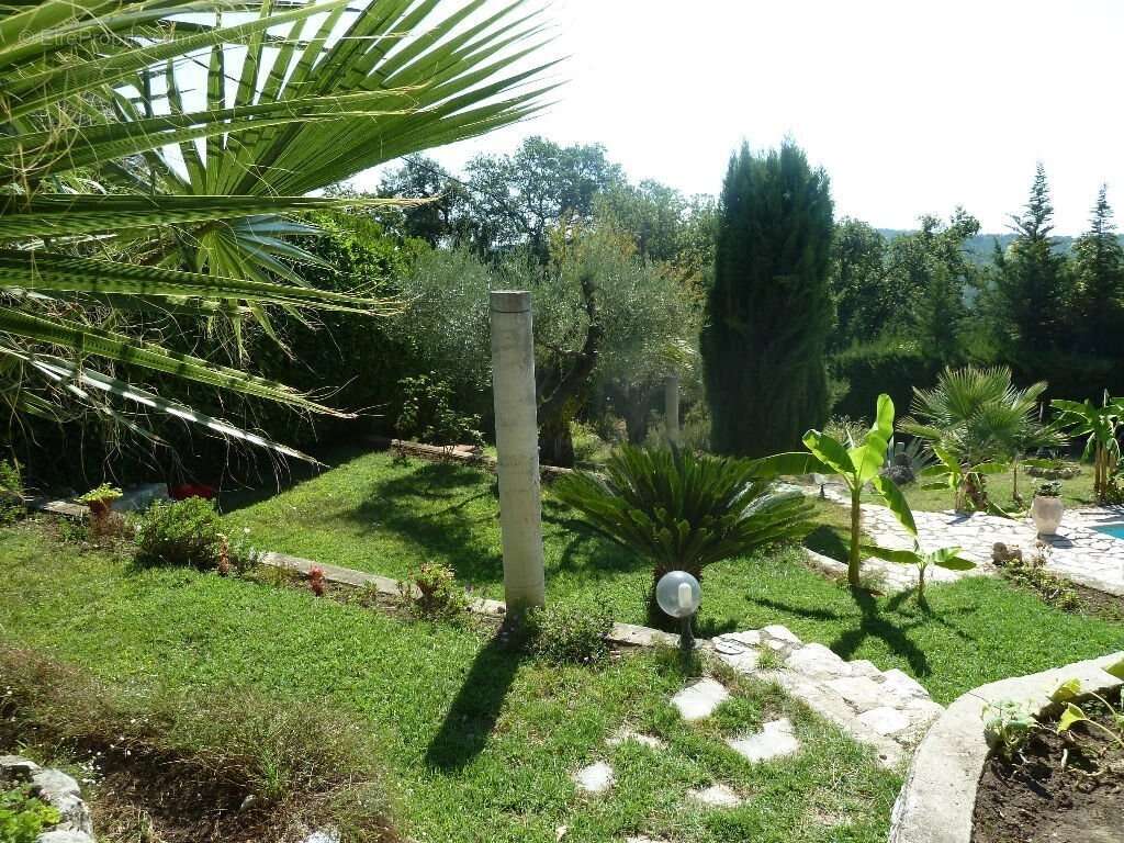 Cour Piscine - Maison à TOURRETTES-SUR-LOUP