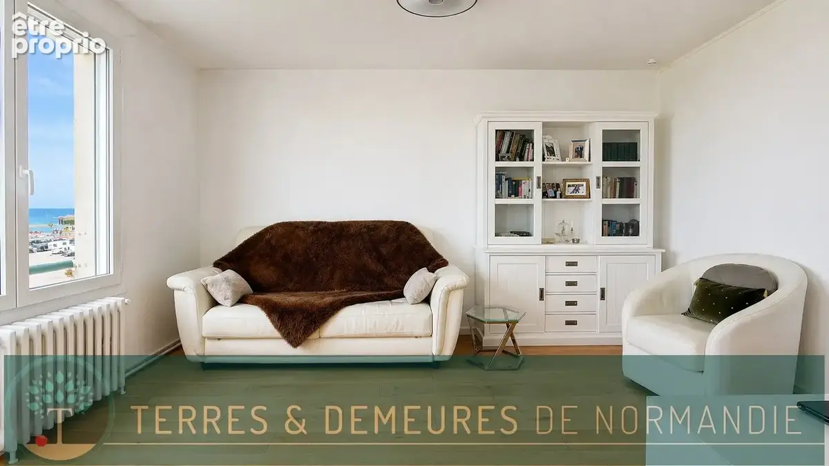 A vendre Dieppe Vue Mer  Appartement 57 m² Vue Mer, Entièrement Rénové avec Cave - photo 5