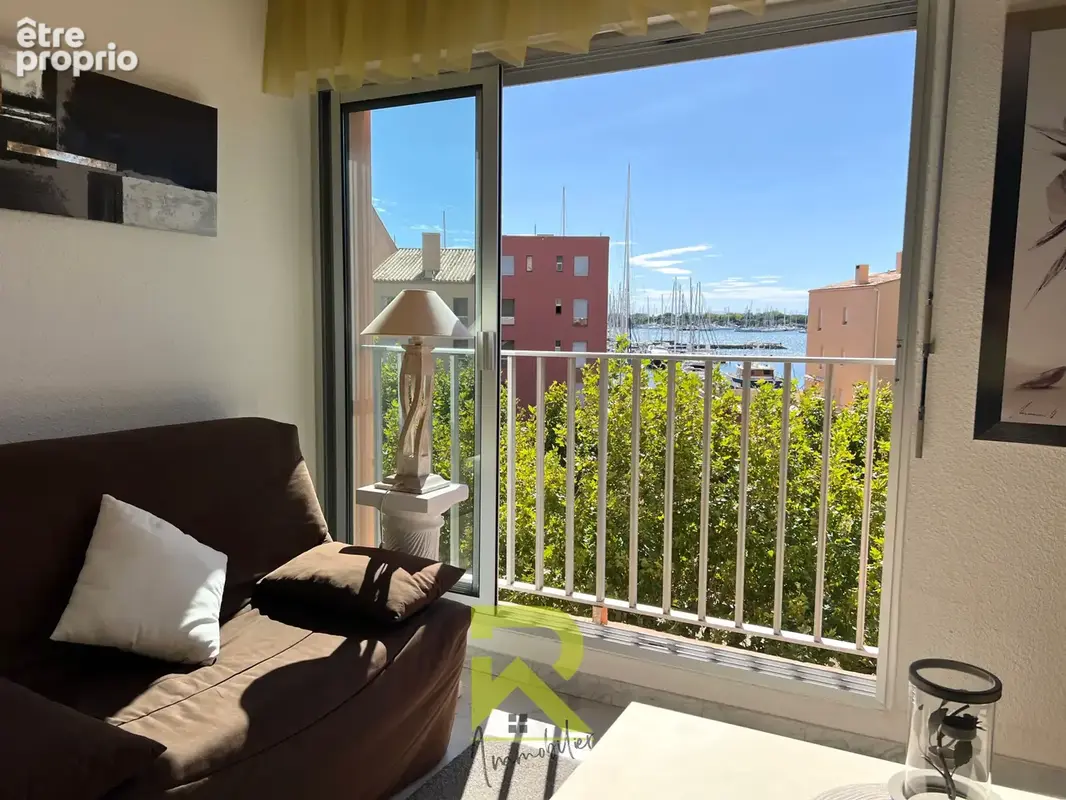 LE CAP D'AGDE-T2 lumineux avec vue port, parking, proche plages et commerces - photo 2