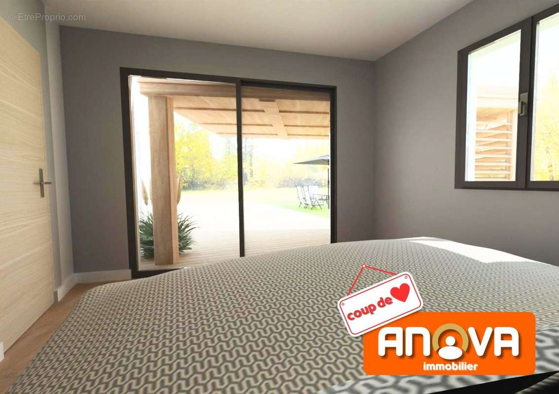 5 pièces Saverne vue Homestaging chambre 1  - Appartement à SAVERNE