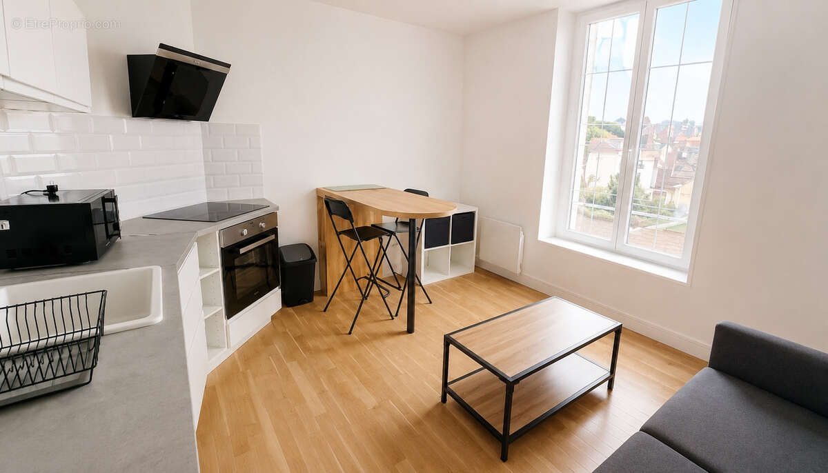 Troyes, joli appartement t2 meublé de 29m² loué 505  cc - photo 2