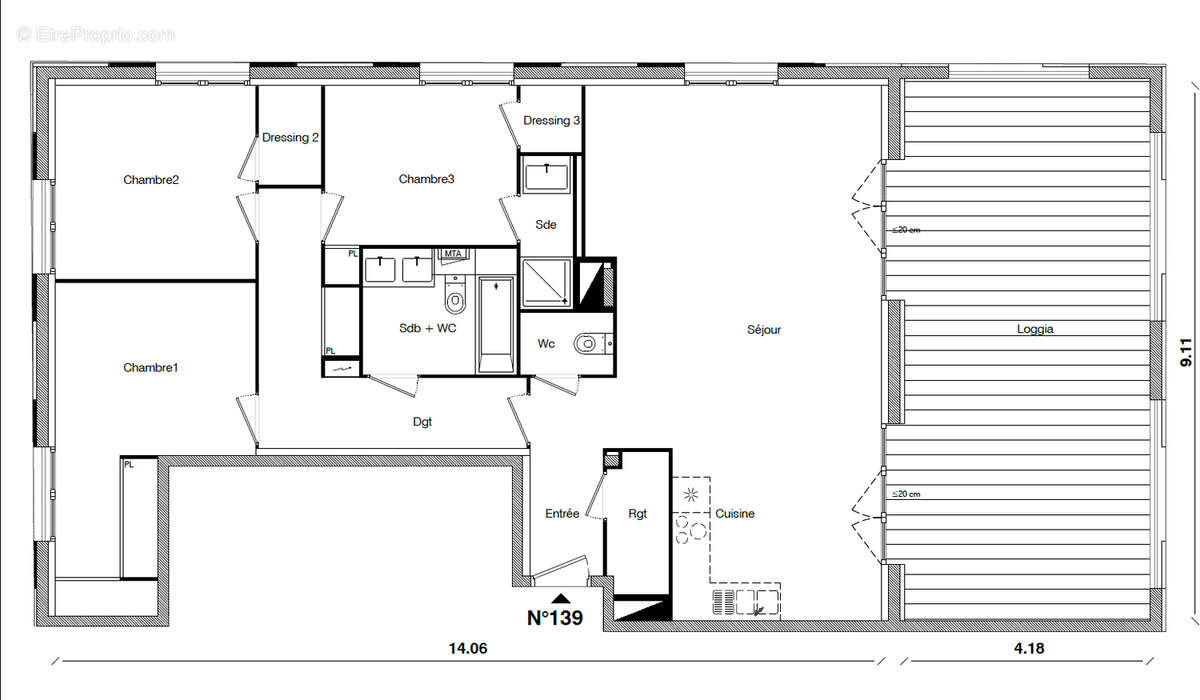 Appartement à TOULOUSE