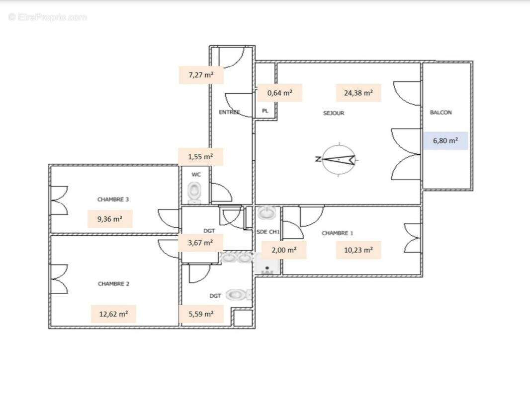 Appartement à ASNIERES-SUR-SEINE