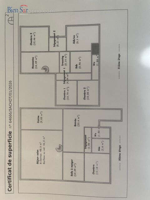 Appartement à PARIS-13E