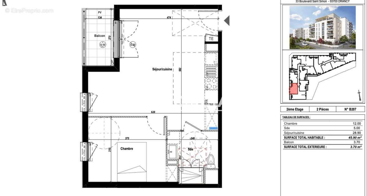 Appartement à DRANCY