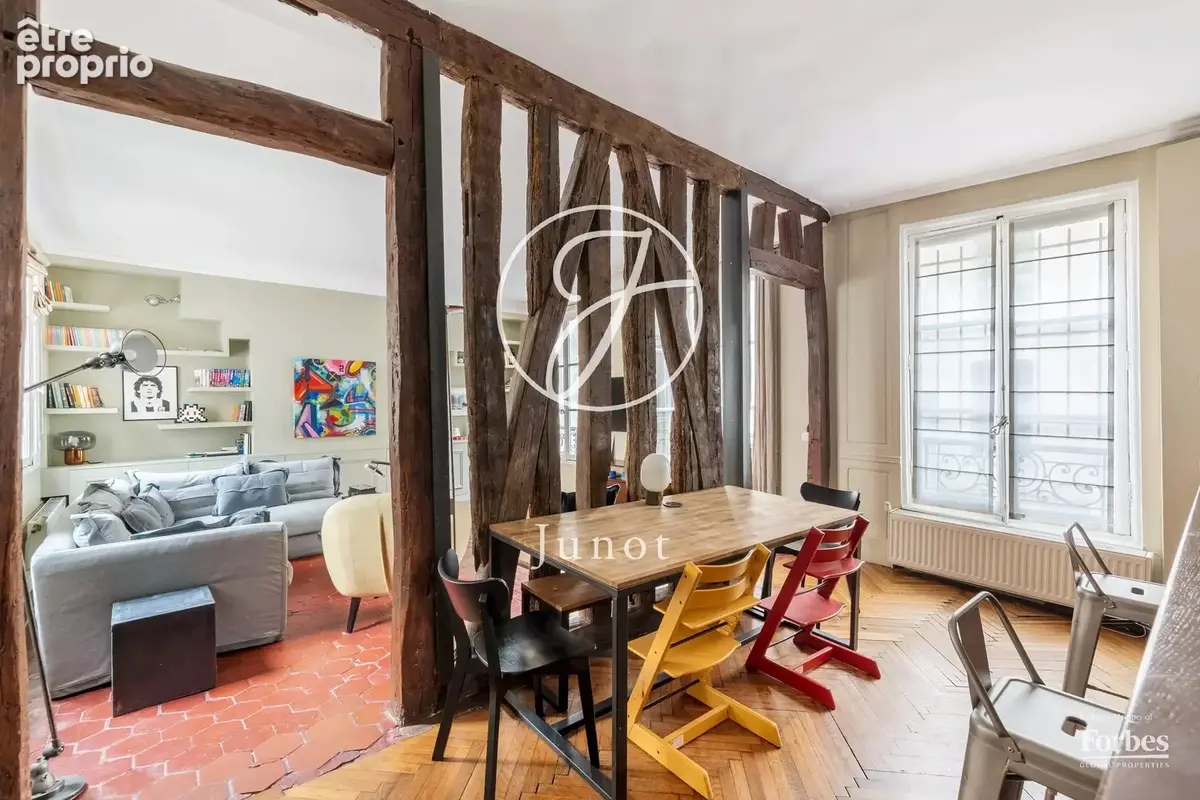 Lisière Paris 2e / Paris 10e - SENTIER / MONTORGUEIL / RUE DES JEÛNEURS - Appartement - 3 pièces - 87,53m² Carrez - 89,32m² au s - photo 4