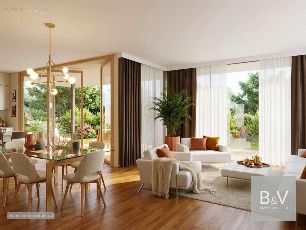 Appartement d’exception 4 pièces avec jardin privatif - photo 2