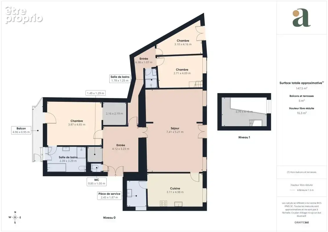 Superbe appartement traversant rénové de 136,81 m² en vente À 30 mètres du Port de Nice (06300) - photo 9