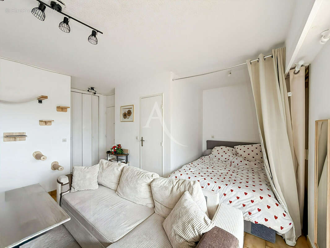 Appartement Le Cannet 1 pièce 27.41 m2 terrasse ouest cave commerces - photo 2
