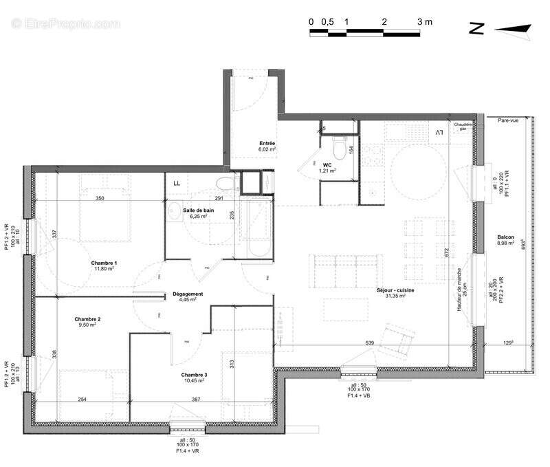 Appartement à MARLY-LA-VILLE