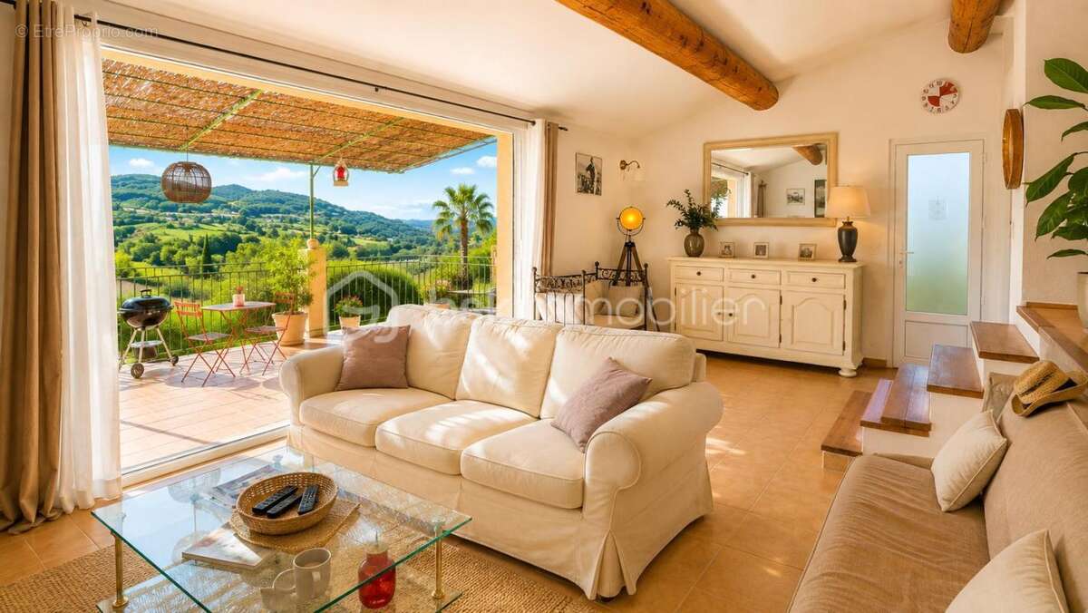 La cadière-d’azur  vue méditerranée – maison rénovée avec studio indépendant - photo 3