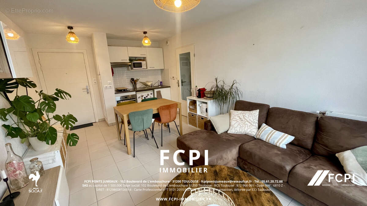 Appartement deux pièces 37,35 m2 - SAUBENS - photo 3