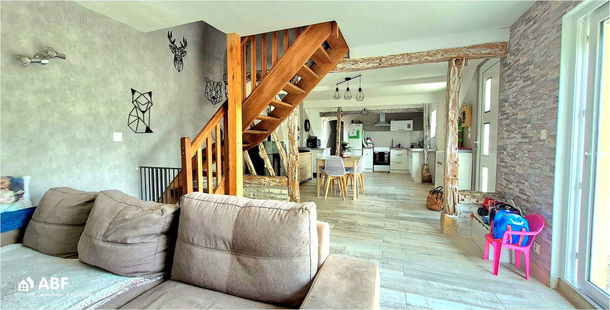 Anneville-sur-scie - longere 4 pieces / 2 chambres / belle parcelle arboree - photo 4