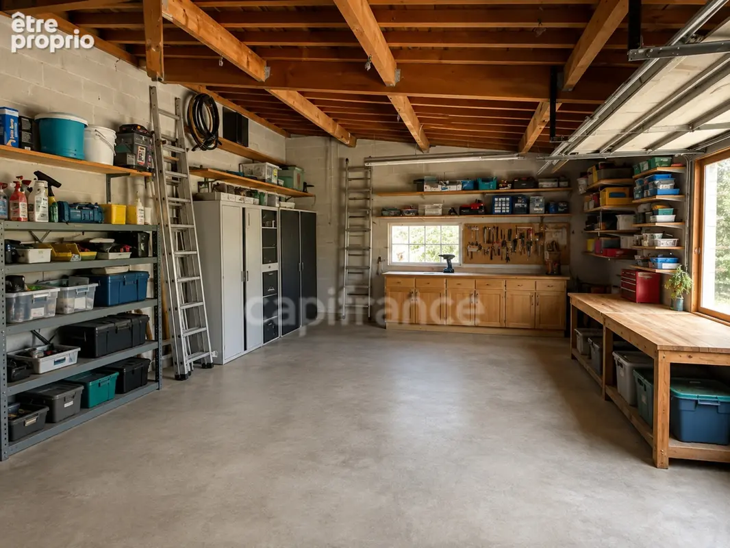 Maison 1 chambre, grenier aménageable, grand garage - photo 17