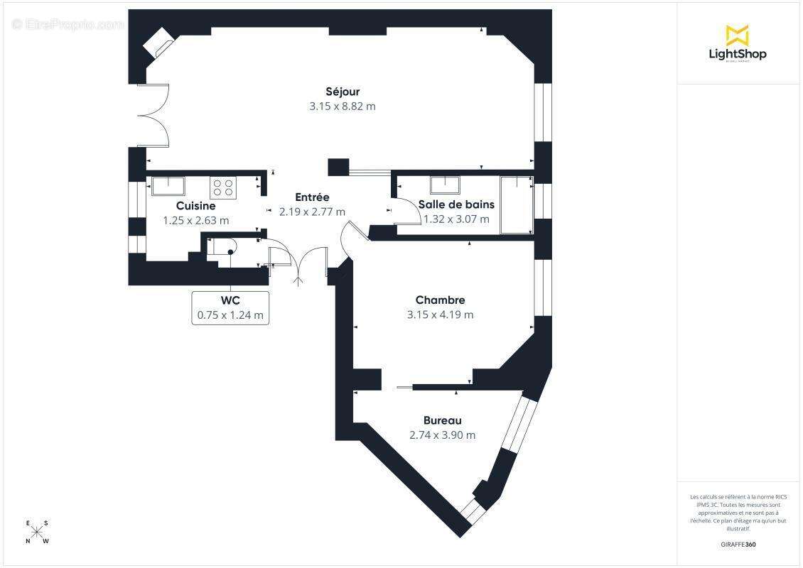 Appartement à BOULOGNE-BILLANCOURT