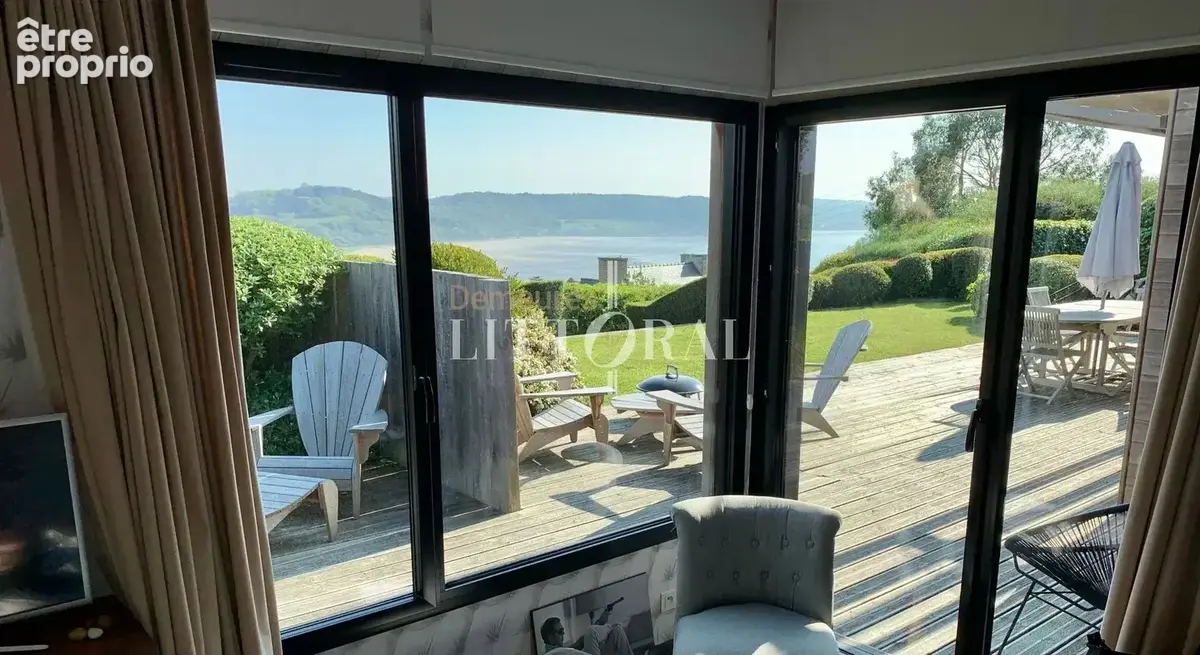 Belle maison contemporaine en red cedar vue/mer - photo 3