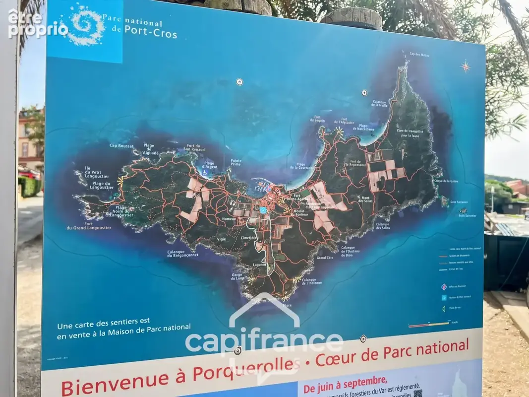 Appartement à vendre 4 pièces PORQUEROLLES (83), rare à la vente appartement 2 terasses et cave, vue et calme - photo 31