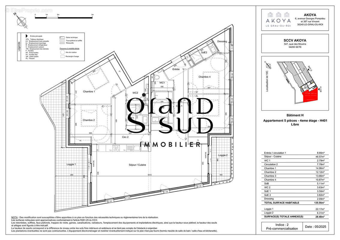 Appartement à LE GRAU-DU-ROI