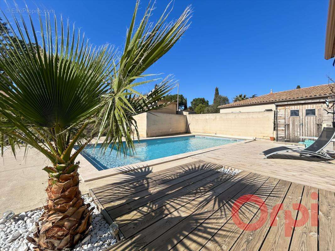 Maison 3 faces avec piscine, terrasse plein sud et sous-sol aménagé - photo 3