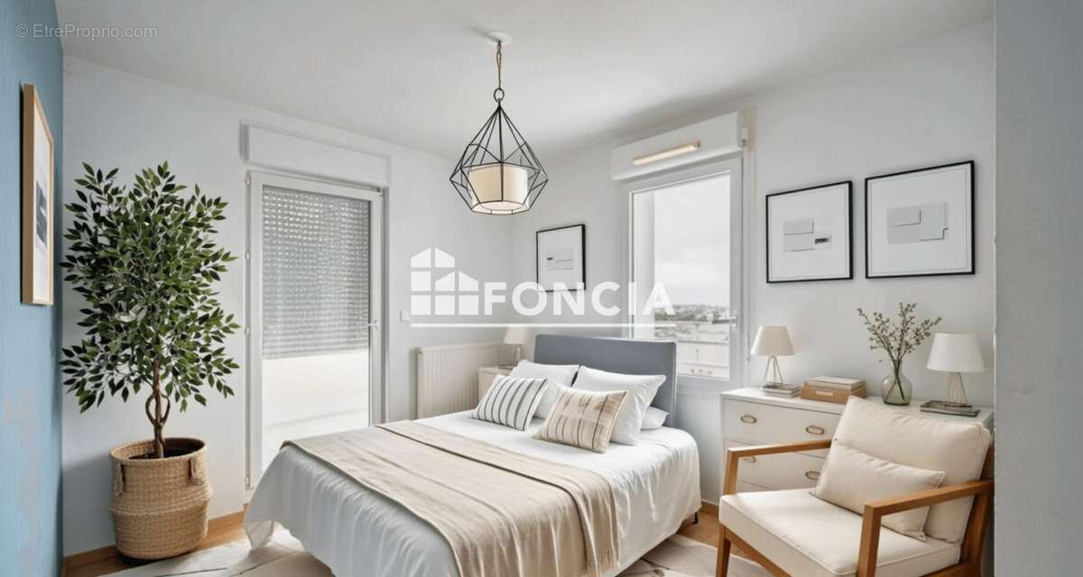 EXCLUSIVITE FONCIA quartier MALAKOFF : grand T4 de 85,36 m2 avec très grand balcon-terrasse en  L de 38,47 m2. Proximité immédia - photo 11