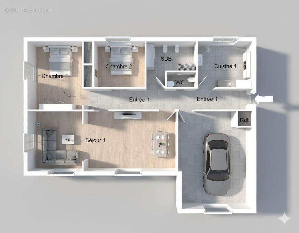   - Maison à PORTET-SUR-GARONNE