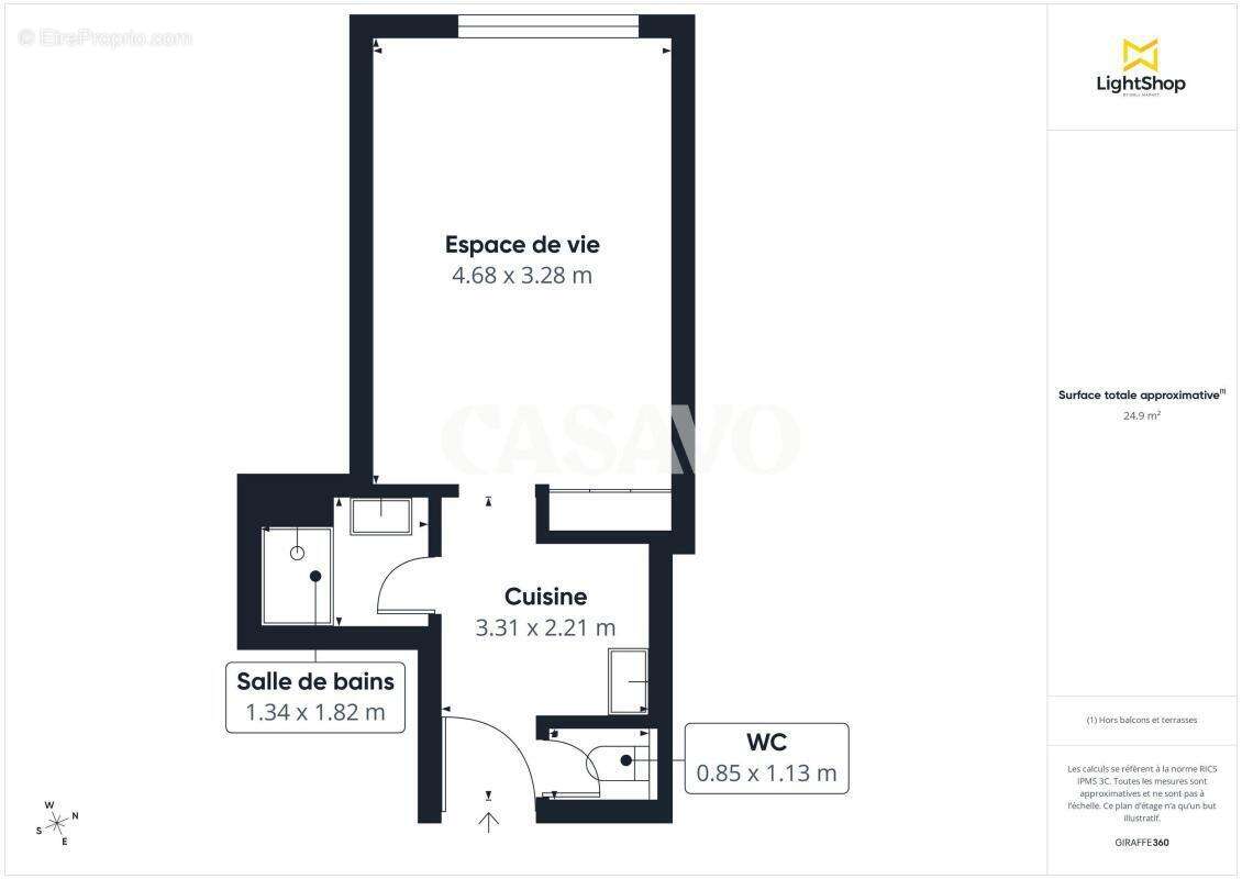 Appartement à PARIS-3E
