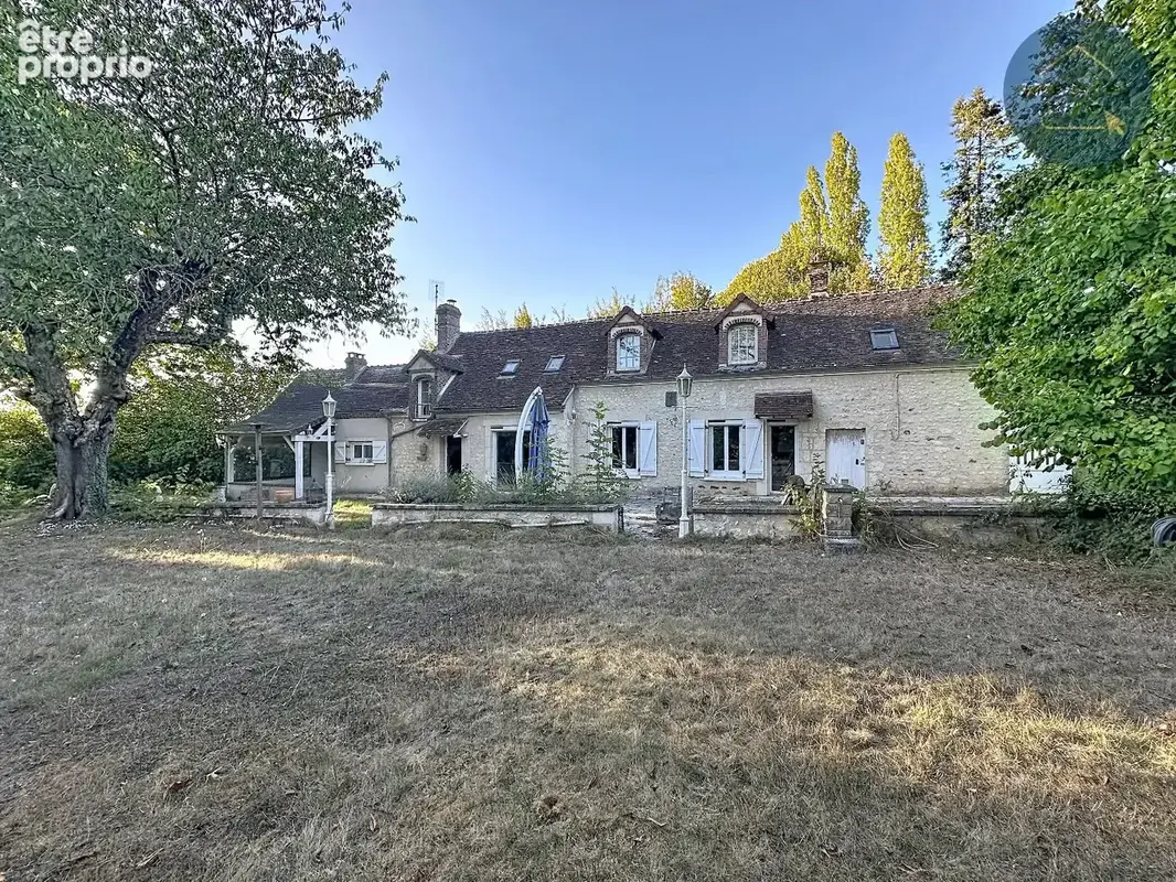 Longere 133m²  7 pièces - 4 chambres  terrasse - garage  puits - terrain 1 947m² - a l'abri des regards. - photo 2