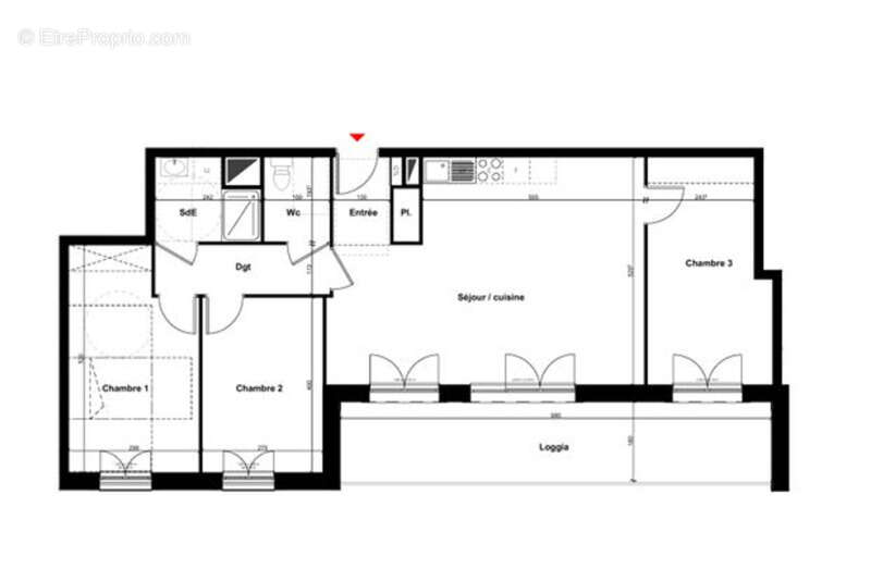 Appartement à PONT-L'EVEQUE