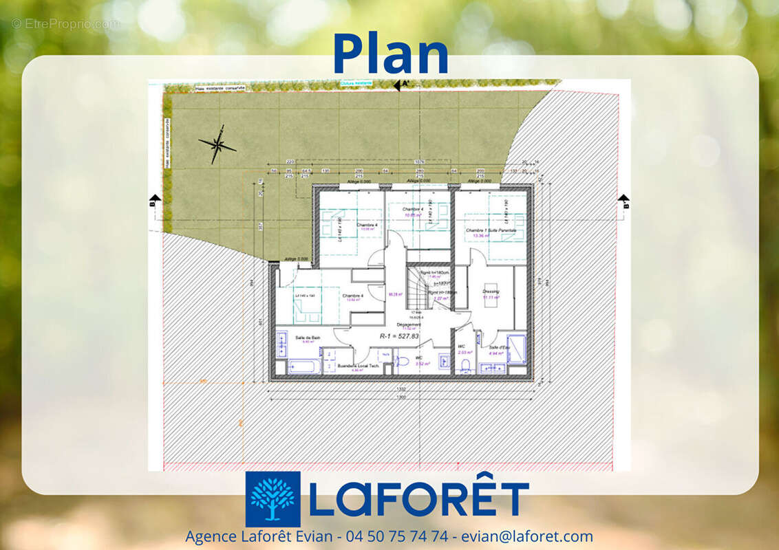 Terrain Neuvecelle 422m² au calme avec vue lac Léman - photo 8