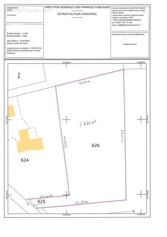 Terrain à BELVEZE-DU-RAZES