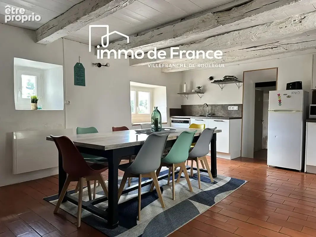 Villefranche de Rouergue, maison en pierre 2 chambres 69 m2 - photo 6