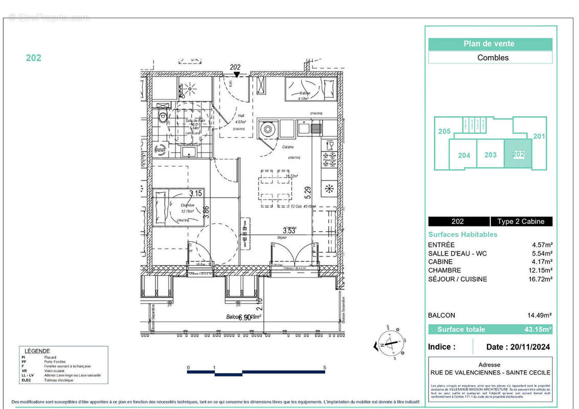 Appartement à CAMIERS