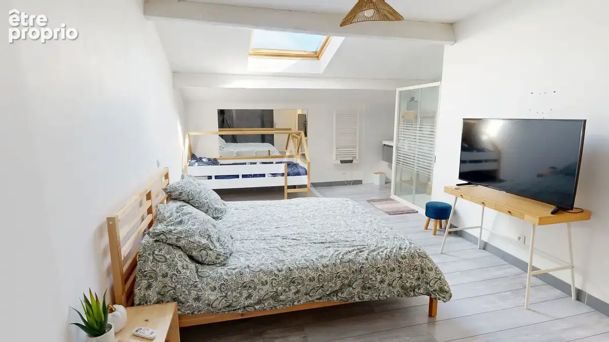 Sallèles-d'aude - appartement loft en triplex de 134 m² - vendu loué - photo 4