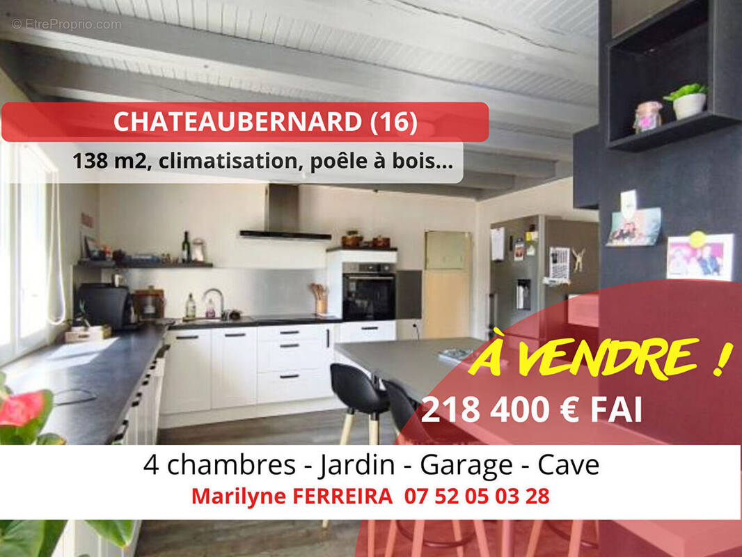 Maison à CHATEAUBERNARD