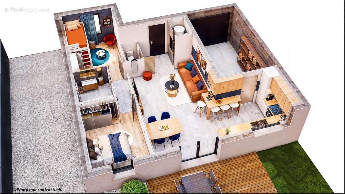 Maison 4 pièces 57 m2 - photo 3