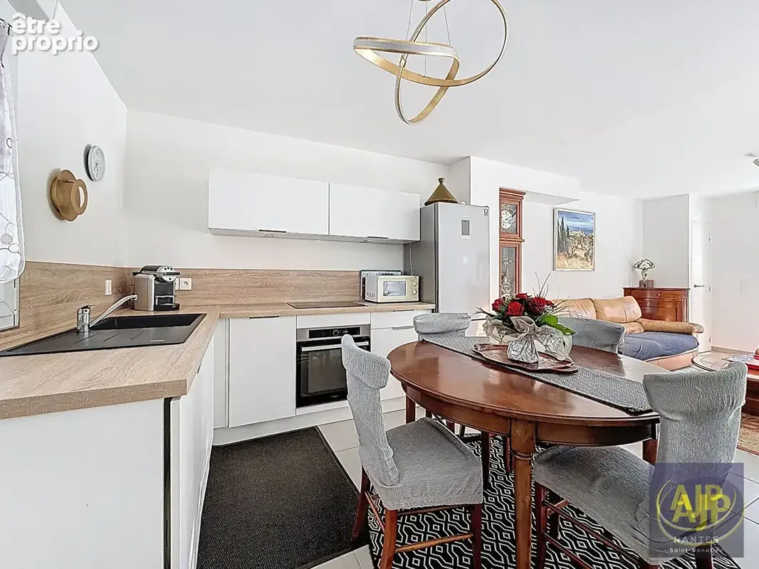 Nantes - tortiere - appartement t3 a vendre avec jardin privatif et garage. - photo 6