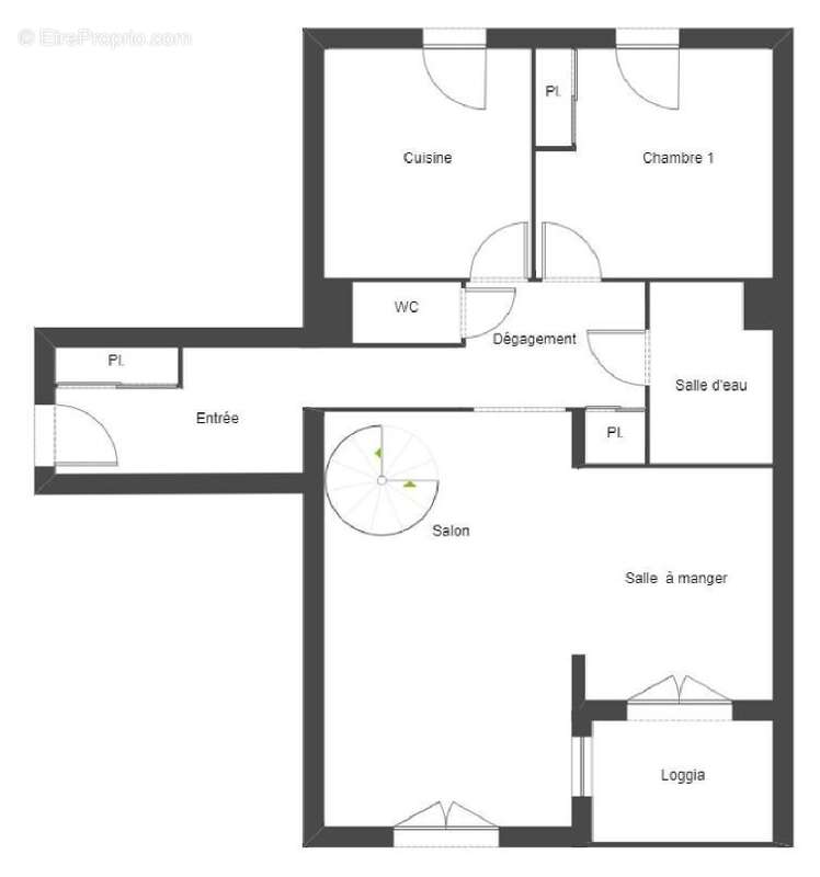 Appartement à BOURG-DE-PEAGE