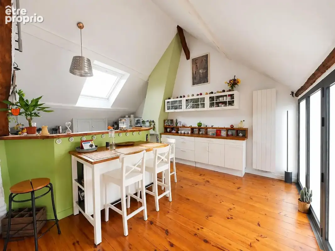 Tres bel appartement atypique - 70.15m2 / 100m2 au sol - jardin de 250m2 - le charme de l’ancien. - photo 5