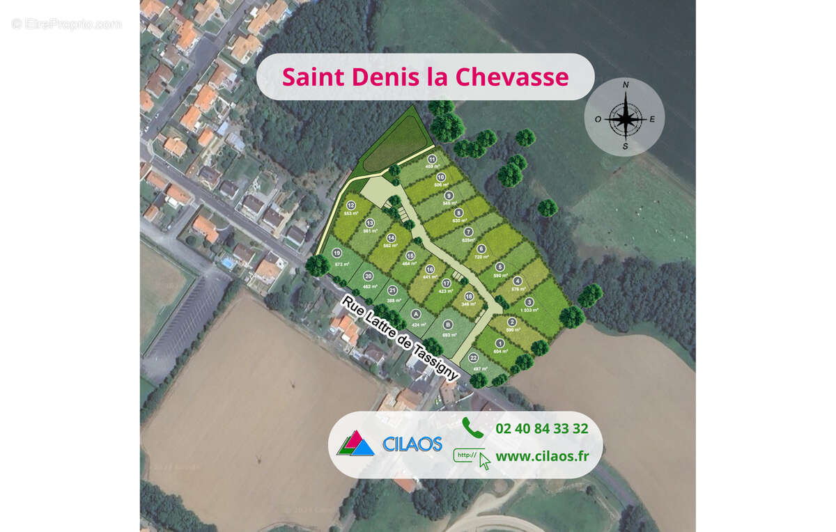 Terrain à SAINT-DENIS-LA-CHEVASSE