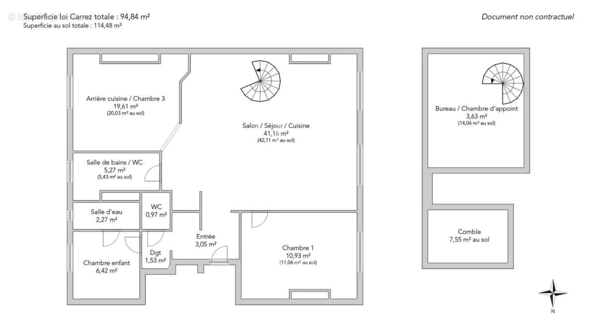 Appartement à PARIS-3E